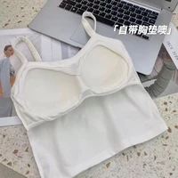 Crop Top Women Sexy Sleeveless Tops Fashion Female Underwear Lady's Camisole Girl Basic T-shirt Vest Lingerie Bras Tube Tops Hot - Image 3