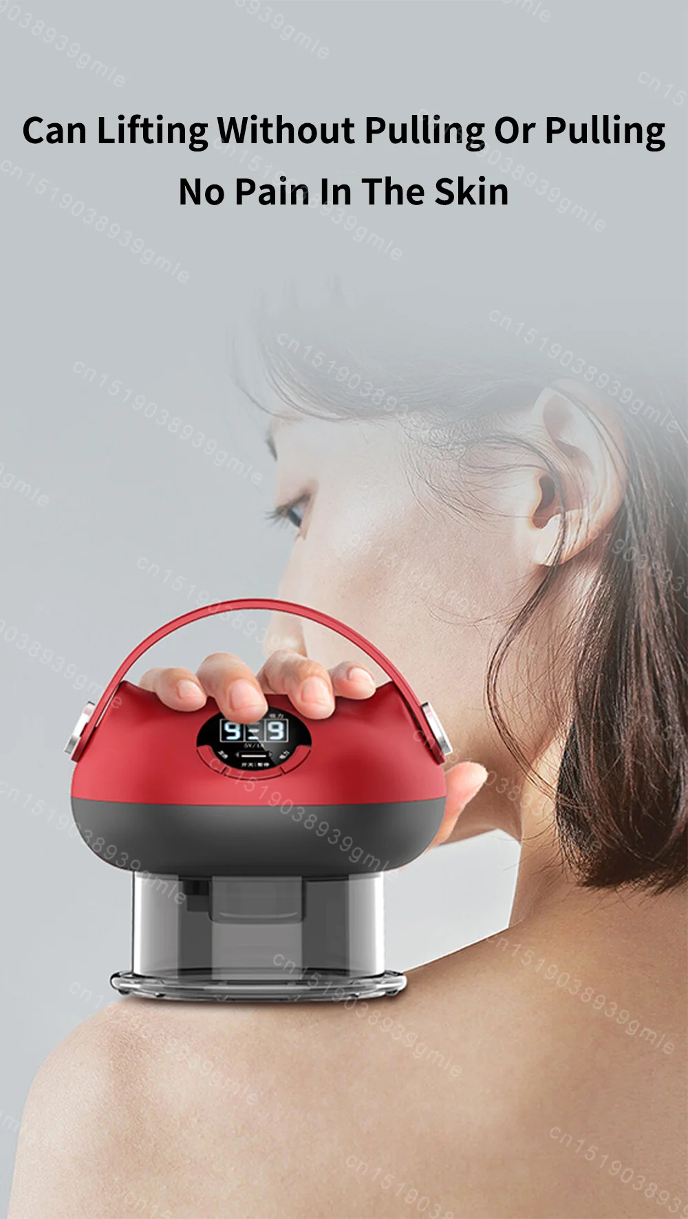 Description Picture 6 of itemIntelligent Vacuum Cupping Massage Device Electric Heating Scraping Suction Cups Physical Fatigue Relieve Health Guasha Cans