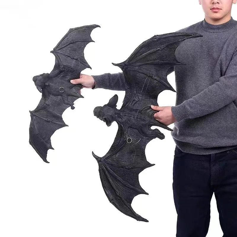 

Halloween Trick Bat Props Ornament Halloween Party Haunted House Secret Room KTV Trick Bat Scene Layout Props Decoration Supplie