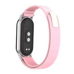 Trail Loop Sport Nylon Strap - Universal Fitness Tracker Replacement Band - Miband 8 straps (Pink)