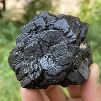 361g Natural Black Diamond irregular Prophecy Rock Carbonado Crystal Quartz Mineral Ore Healing Stone Home Decor