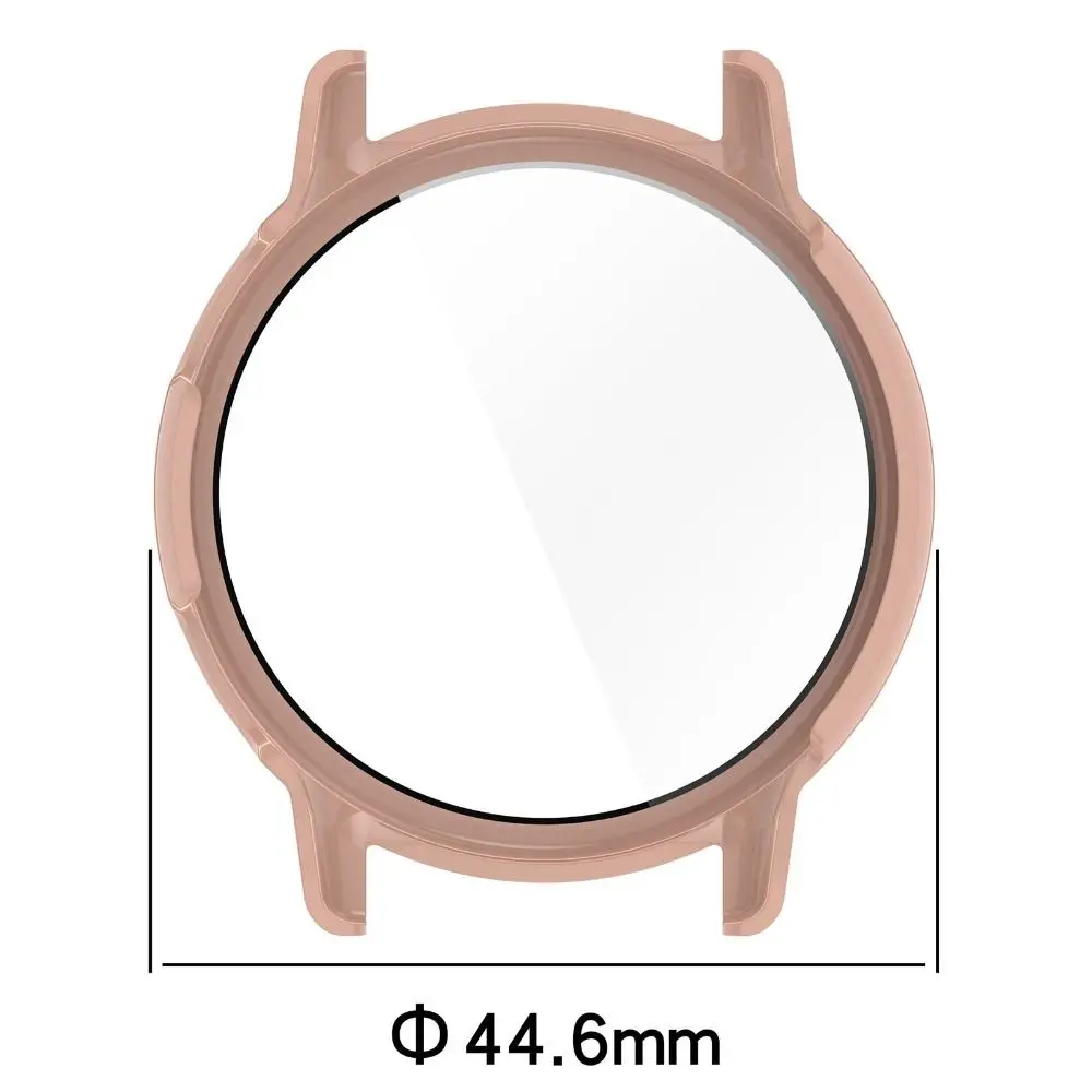 Watch Screen Protector Case Watch Protective Case Watch Cover Watch Protective Cover For Garmin Vivoactive 5 Casing Screen Protector shell PC Full Cover Tempered Film Hard Case