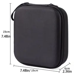 Portable Game Console Protective Storage Bag - Durable EVA Zipper Carry Case (Square - 2)