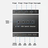 USB 3.0/2.0 Switch KM Selector 4 Computer Laptop PC Host Sharing 4 USB Devices KVM Switcher Box Share Printer Mouse Keyboard 6