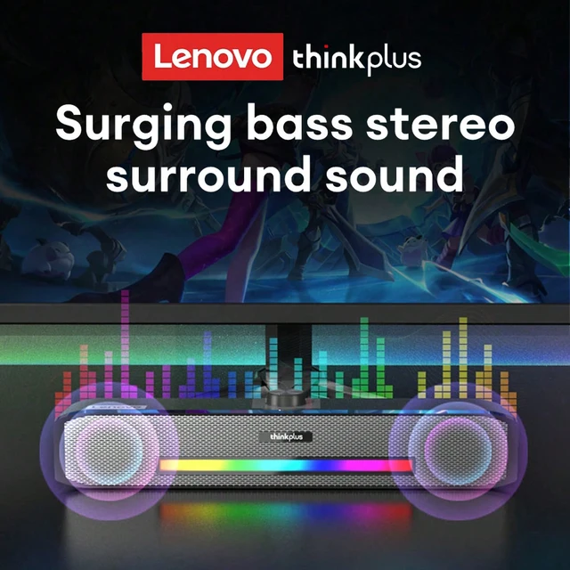 Lenovo Original TS33 Wired and Bluetooth 5.0 Speaker