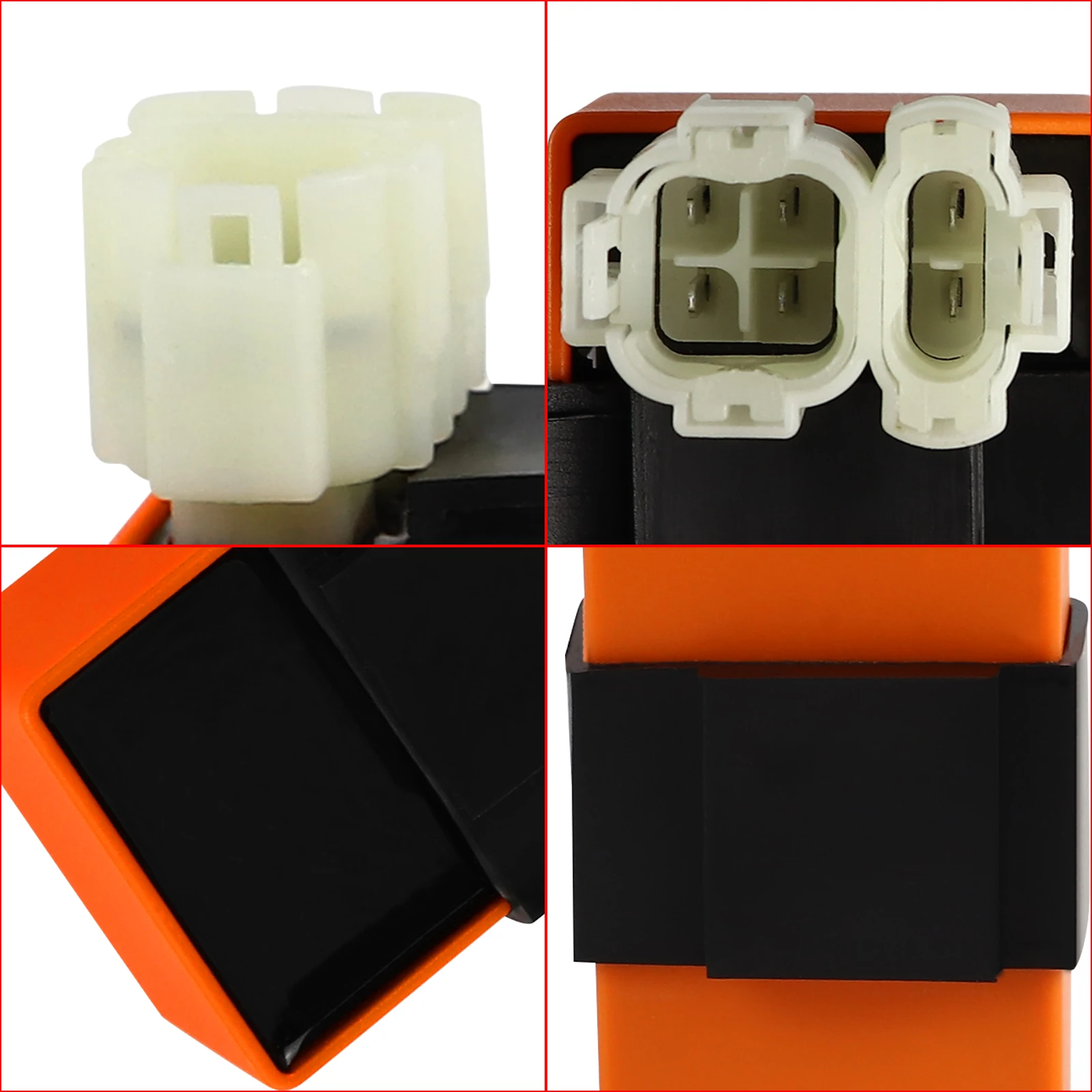 FLYPIG 6Pin AC CDI Ignition Box for GY6 50cc 125cc 150cc 250cc Scooter Moped Buggy Taotao ATV Quad Go Kart