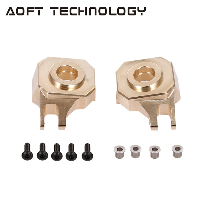 

2PCS Brass Front AR44 Steering Knuckles for 1/10 RC Crawler Axial SCX10 II 90046 Upgrade Parts