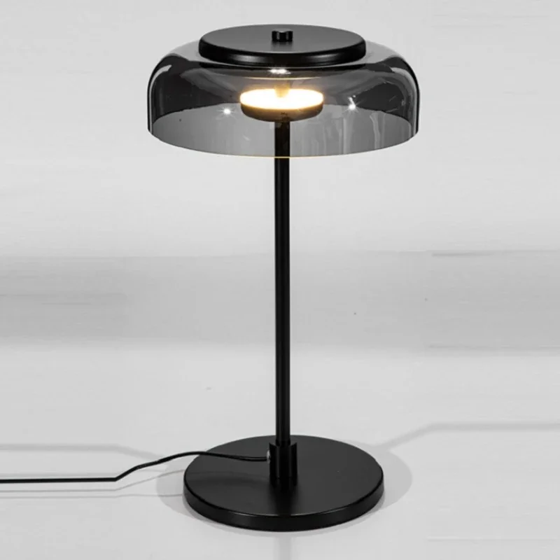 Designer Glass Led Table Lamp Bedroom Bedside Study Reading Desk Light PostModern Living Room Home Interior Decoration Lighting 4