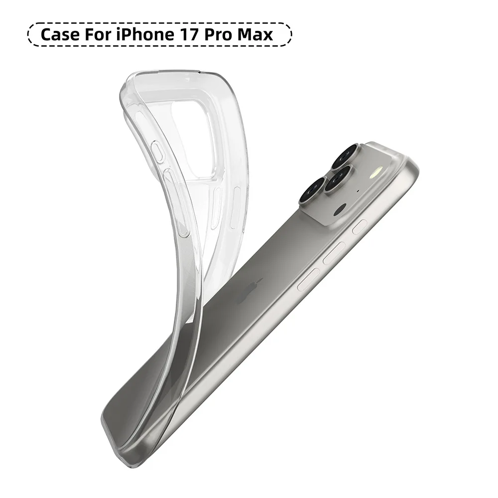 Ultra thin 0.9mm Phone case For iphone 17.