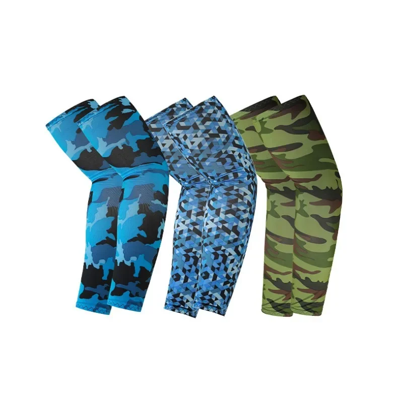 Cooling Arm Sleeves Cover Sports Running UV Sun Protection Outdoor Men Fishing Cycling Sleeves for Hide Tattoos