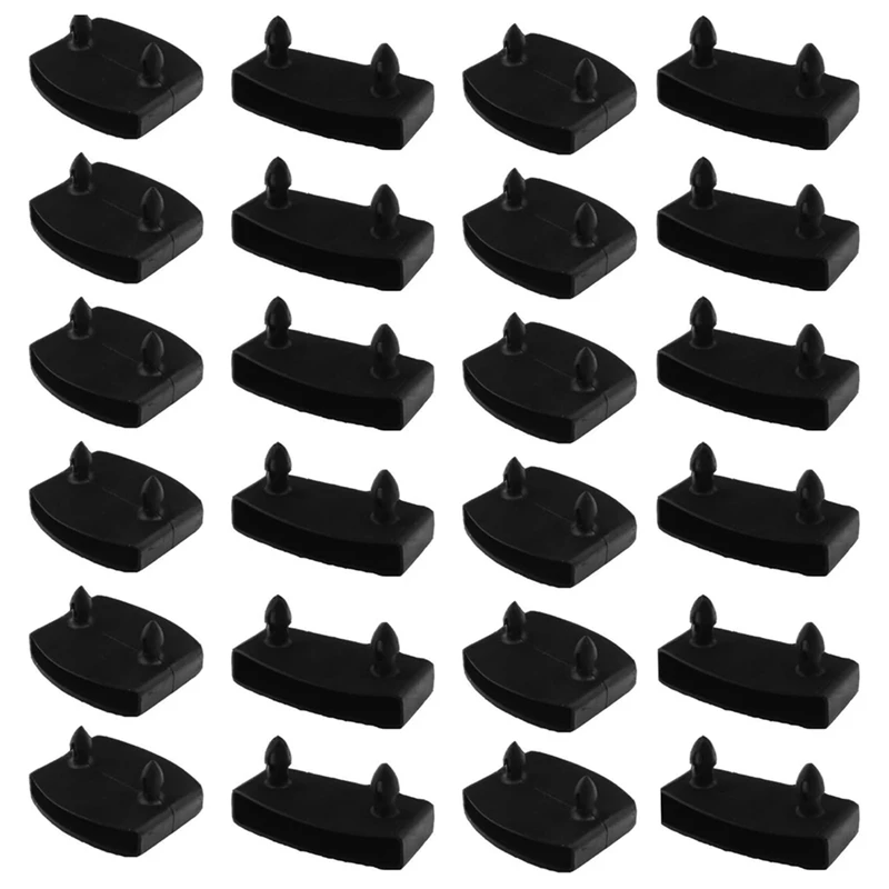 

24Pcs 55Mm X 9Mm Plastic Bed Slat Cover Replacement Holder Caps For Holding Securing Wooden Slats Bed Base