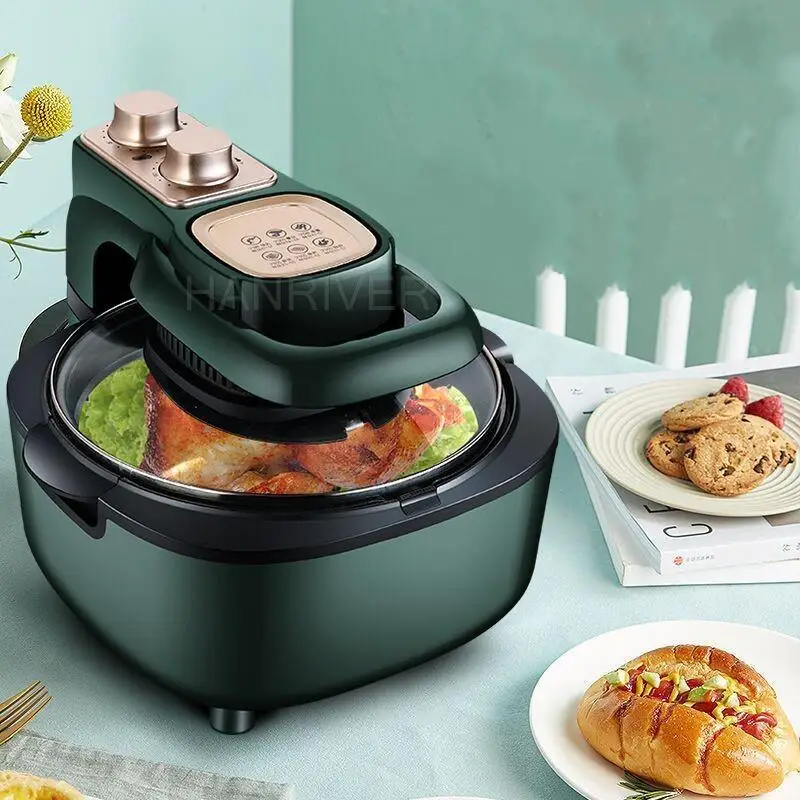 Visual Air Fryer Large Capacity Smart French Fries Machine New Multifunctional Household Electric Fryer 6L 220V