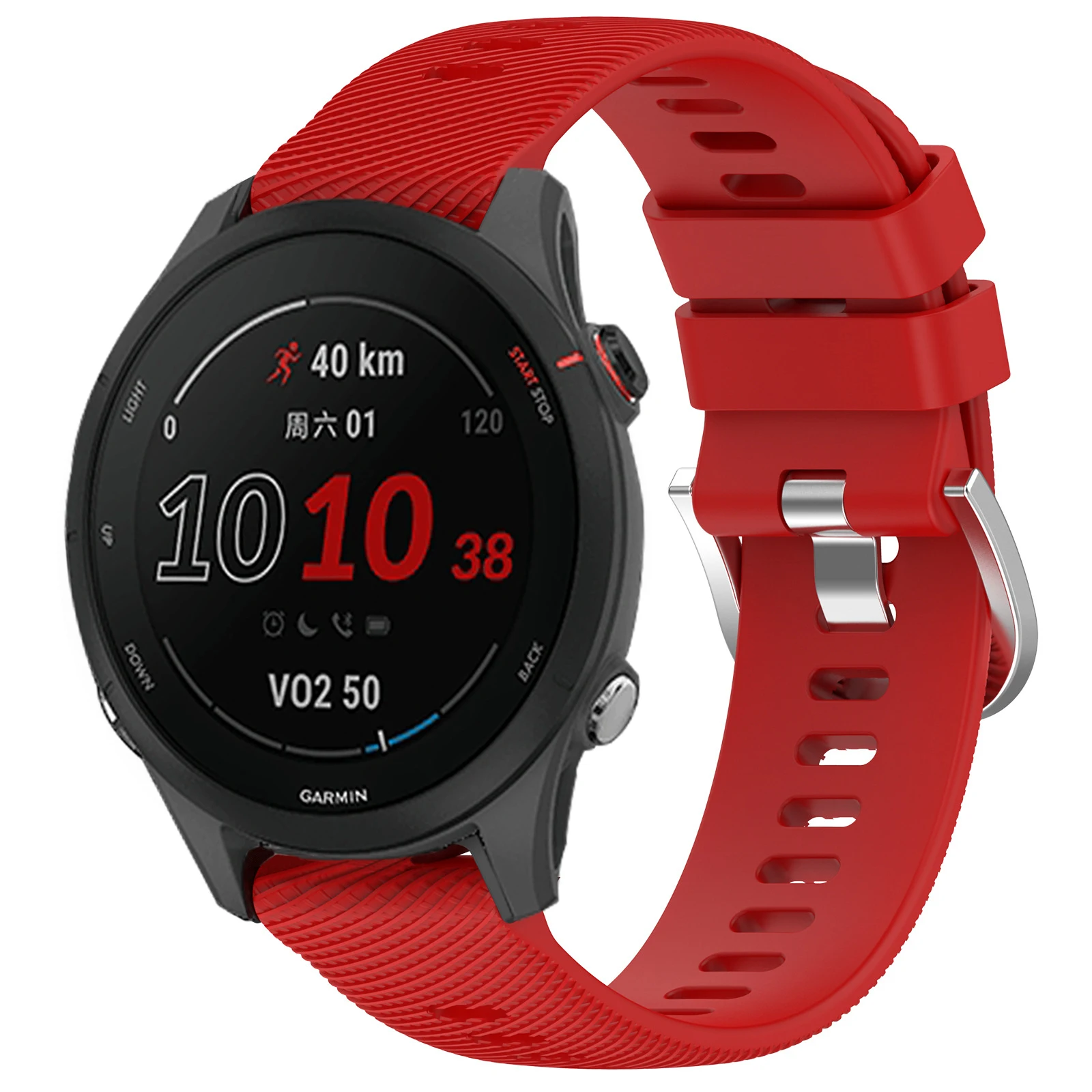 Sport Strap Silicone Band Replacement Bracelet, 20mm/22mm