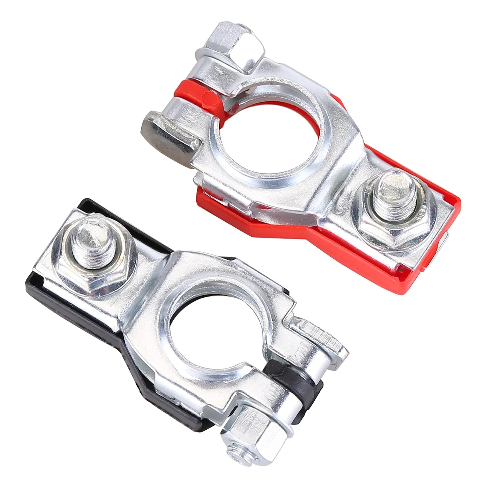 Metal Car Battery Terminal Clamp Connectors for 12V Vehicles