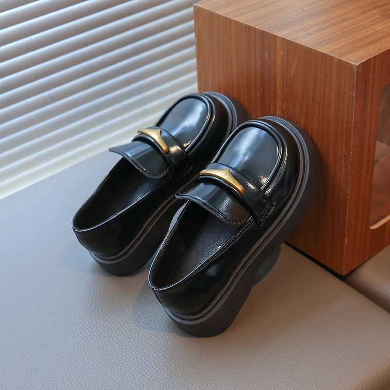 Girls Soft Sole Mary Jane Flats School Shoes