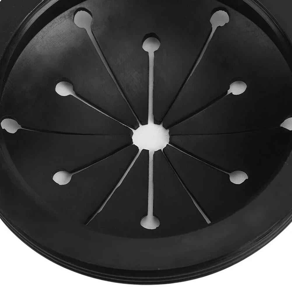 Disposal Splash Guard Garbage Stopper Black Rubber Quiet Collar Sink Baffle Reduce Disposer Noise Antimicrobial
