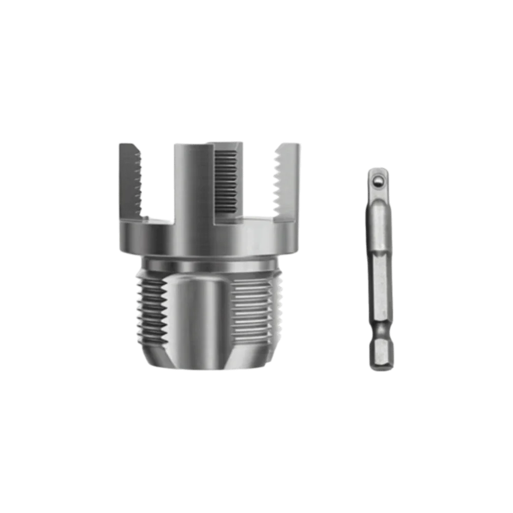1 İnç Boru Diş Açma Aleti İç Dış Kullanımlı Kolay Çalıştırılan Boru Kılavuz Çekme Aleti Çok Amaçlı Tamir PVC PPR Diş Açma Kılavuzu Tesisat İşleri