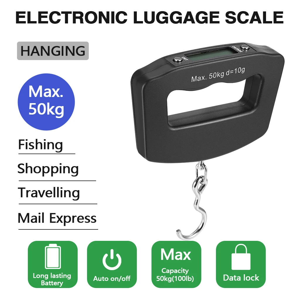 Luggage Scale Electronic Digital Portable Suitcase Travel Weighs