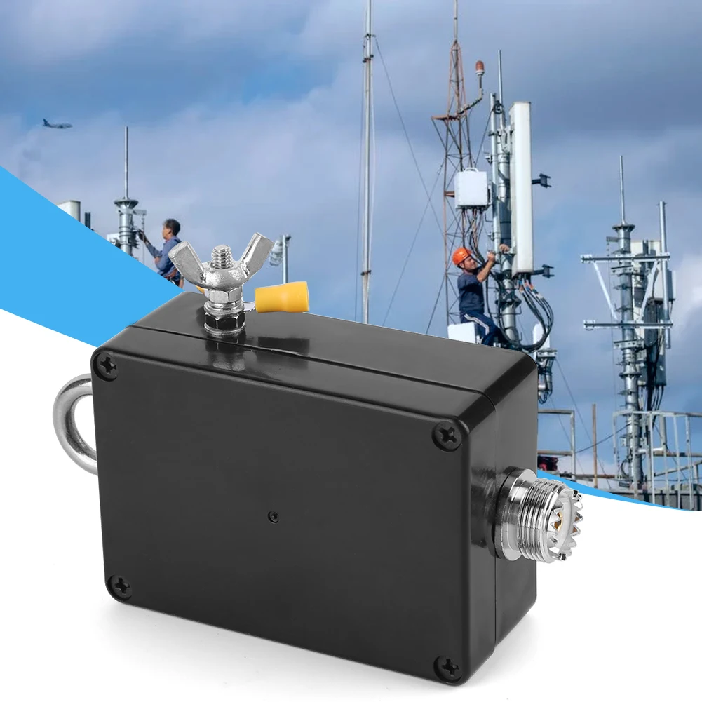 49:1 Balun with BNC Female Interface Quad-Band Radio Antenna End Feed Half-Wave Antenna Balun Small Shortwave