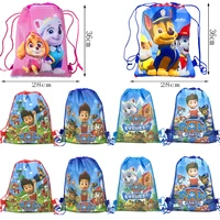 Paw Patrol Birthday Gift Bag Non-woven Drawstring Bag Kids Boy Girl Decoration Party Gift Shopping Travel Bags Toy Party Supplie 1