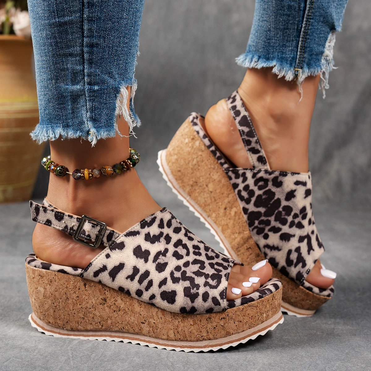 Summer Platform Wedge Sandals 4