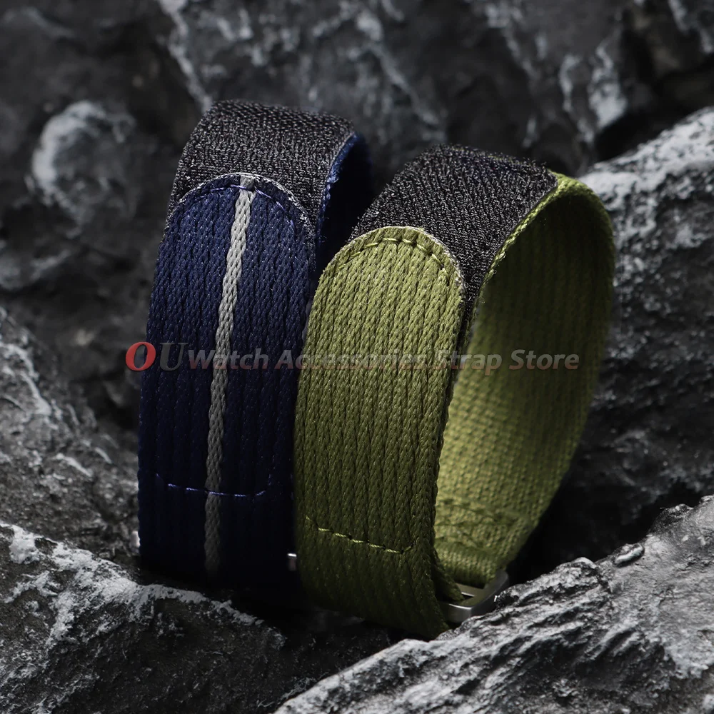 Durable Nylon Military Sport Wristband - Women's & Men's Replacement Canvas Watch Strap