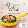 UK/US/EU Countertop Non-Stick Electric Pot Cookers & Wooden shovel Home Breakfast Machine for Quickly Cooking Egg Frying steak 1