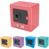 Mini Bank Money Box Retro Atm Rotating Password Cash Coins Saving Box Bank Safe Box Automatic Deposit Banknote Desktop Ornaments 2