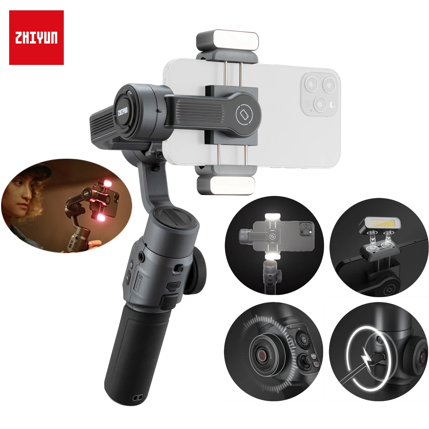 Zhiyun Smooth 5 Professional Gimbal Stabilizer For Iphone 13 Pro Max Mini 12 11 Xs X Xr 8 7 Samsung Galaxy S21 W Face Tracking Handheld Gimbals Aliexpress Zhiyun Smooth 5 Professional Gimbal Stabilizer For Iphone 13 Pro Max Mini 12 11 Xs X Xr 8 7 Samsung Galaxy S21 W Face Tracking Handheld Gimbals Aliexpress