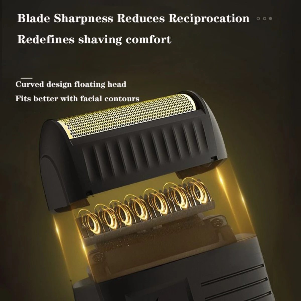 VGR V-375 Rasoir Tondeuse Électrique Homme – Tondeuse Barbe Professionnelle Rechargeable 2-en-1, Finition Précise, Rasoir Réciproque 2