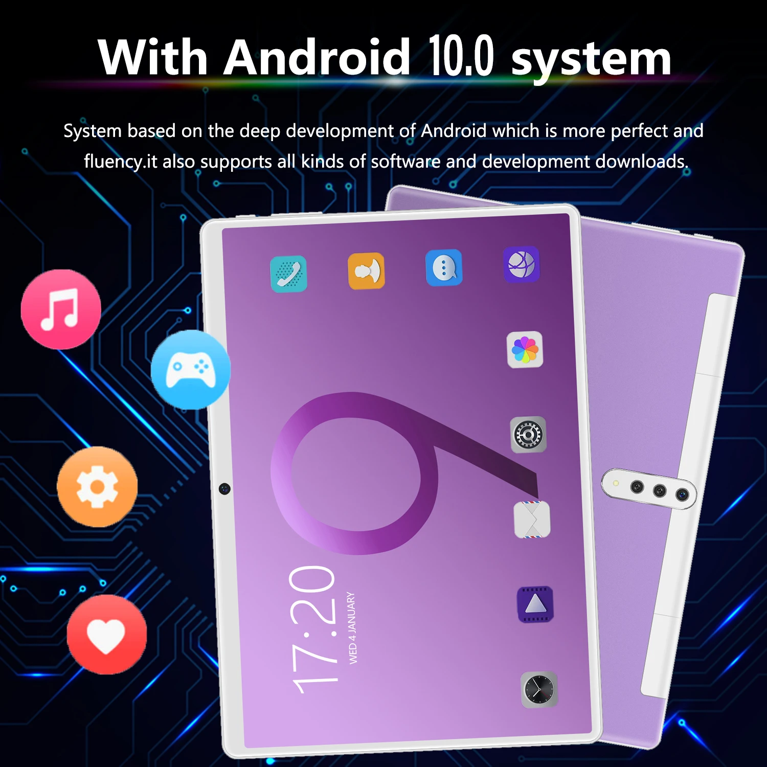 10.1 Inch Laptop WIFI Bluetooth WPS Office Snapdragon T10W 12GB 512GB Android 10.0 GPS Dual SIM 8800mAh Tablet With Keyboard newest samsung tablet Tablets