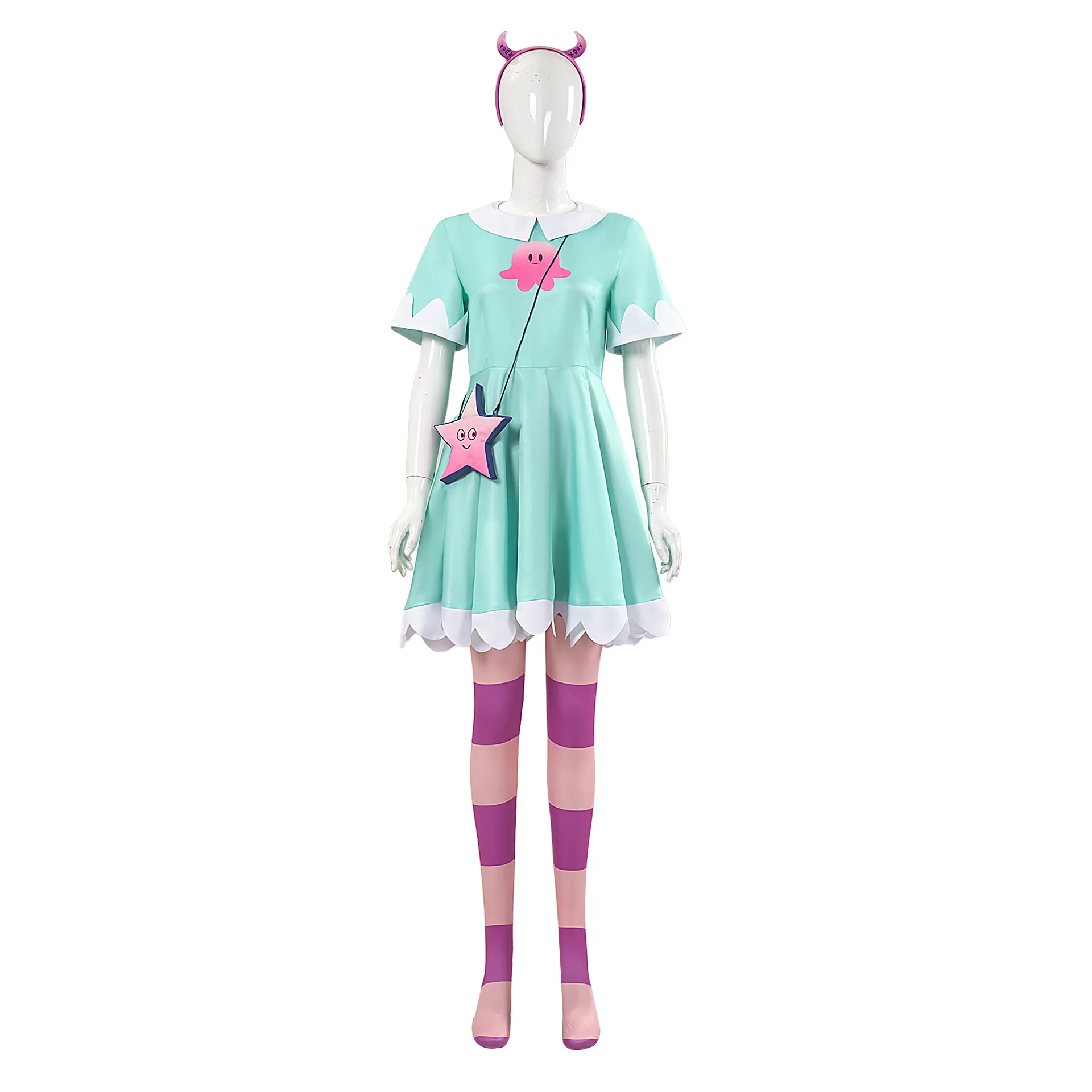 Star Butterfly | Star vs. the Forces of Evil Star Butterfly Green Cosplay Costume 41 Star vs. the Forces of Evil Star Butterfly Cosplay Costume for Women (Unofficial)