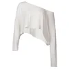 BIIKPIIK Casual Off Shoulder Solid Knitted Tops Concise Skew Collar Long Sleeve Autumn Tees For Women Sporty Irregular T-shirts 5