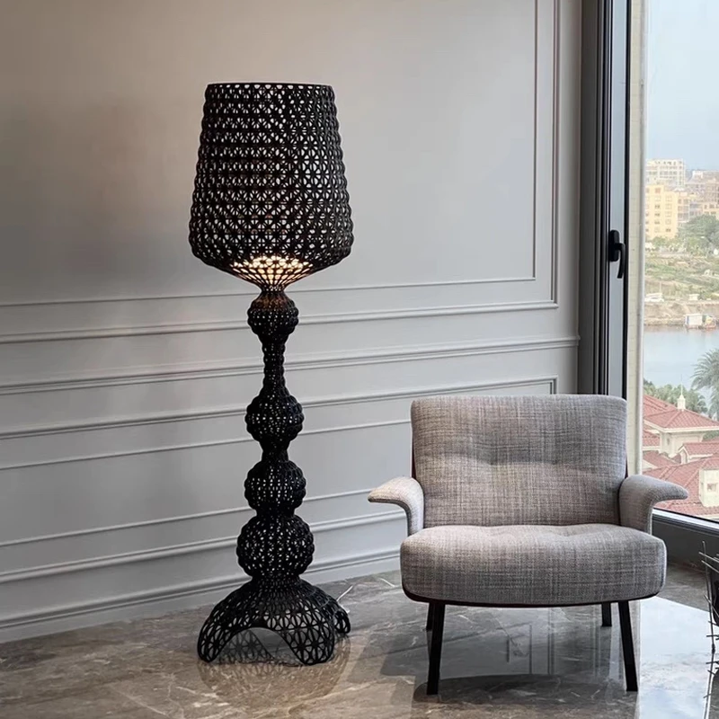 Kartell Kabuki Lampada Da Terra Cava Moderna Luce Da Terra A Led Di Lusso Per Soggiorno Camera Da Letto Decorazioni Per La Casa Illuminazione Ad Angol