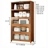 Nordic Solid Wood Kitchen Cabinets Home Living Room Wall Storage Cabinet Simple Multi-layer Kitchen Cabinet Kitchen Furniture 6