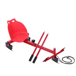 Ice Car Skating Car Winter Sleigh Car with Adjustment Button Control Pedal for Kid and Adult with Ski Poles Accessories
