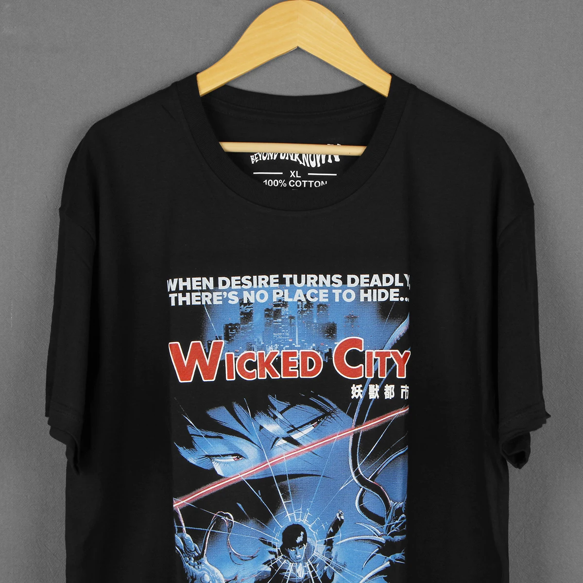 00s WICKED CITY 妖獣都市　アニメ　tシャツ Wicked City T-Shirt Anime Movie Yoshiaki Kawajiri Ninja