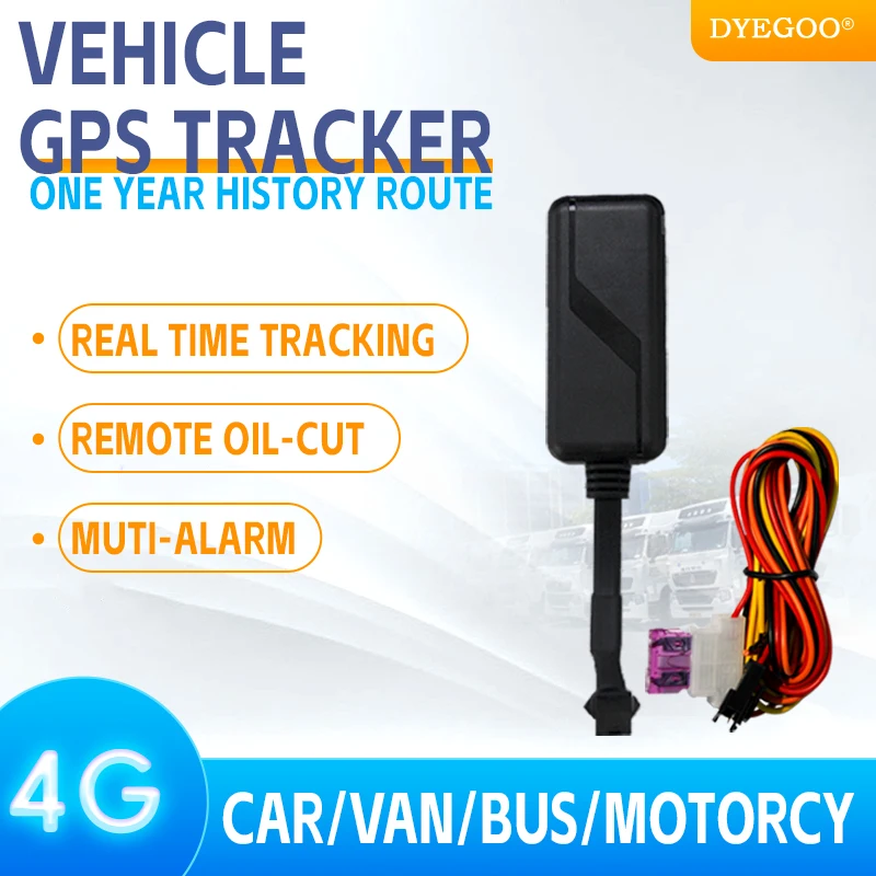 Global DYEGOO 4G GPS TRACKER G25 SOUTH AMERICA VEHICLE GPS TARCKER CAR TRACKER MOTOCYCLE TRACKING REAL TIME TRACKING