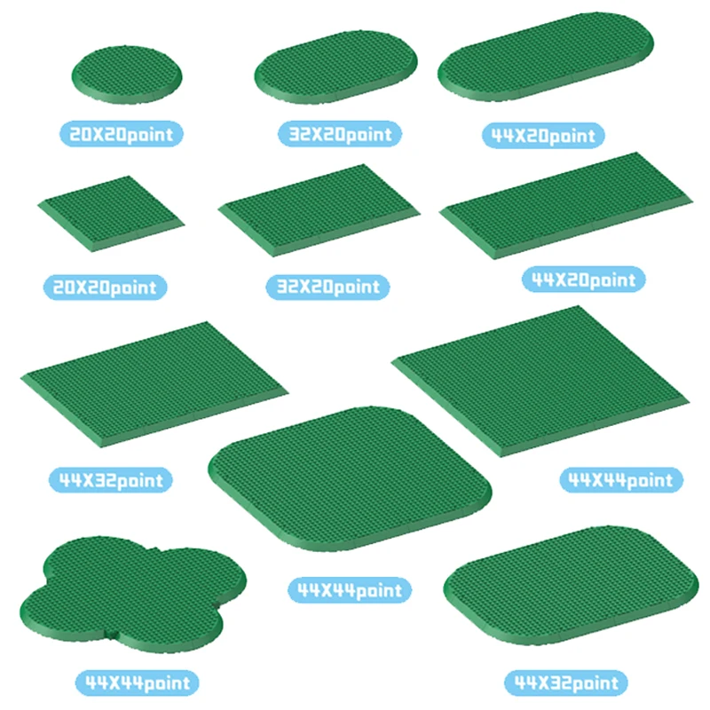 Pixel Art Connect Assembly Plates Moc Creative Classic Base Plates Blocks Small Size Mattoni Fai Da Te Splicing Baseplate Toy For Child