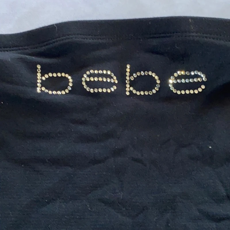 Fairly Core Sexy Cute Rhinestone Bebe Tube Top - Image 2