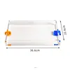 High-end Fashion Acrylic Transparent Water CupTray Teacup Storage  Creative Simple Modern Trays Decorative Household Rectangular 5