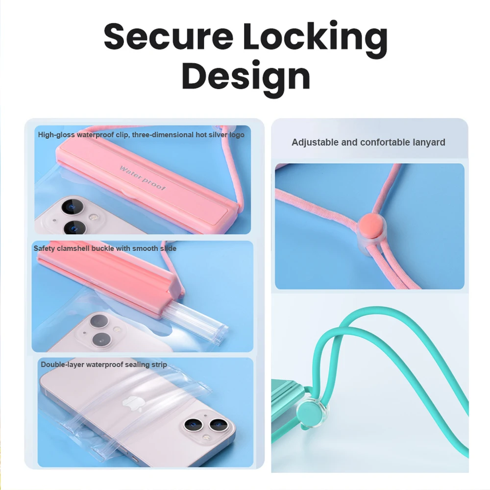 Universal IPX8 Waterproof Phone Pouch Case - Enhanced Protection