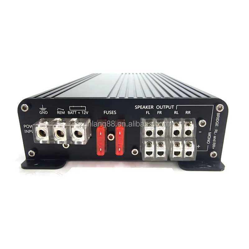 모노 블록 카 앰프 RMS 260W 4채널 모노블록 클래스 D 풀레인지 미드레인지 RMS 300W 알루미늄 OEM 카 오디오 시스템 10-15V