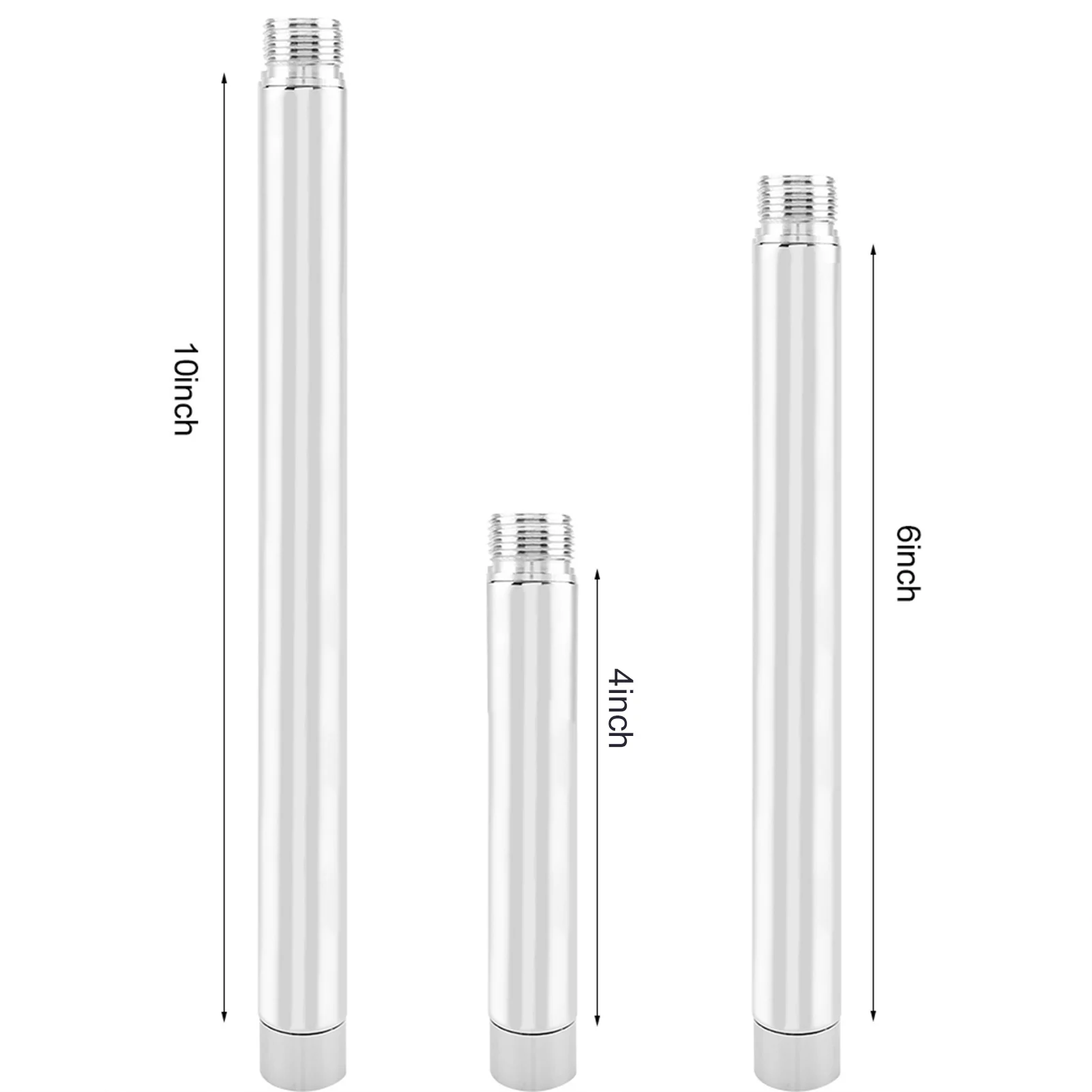Stainless Steel Adjustable Shower Arm Extension Rod