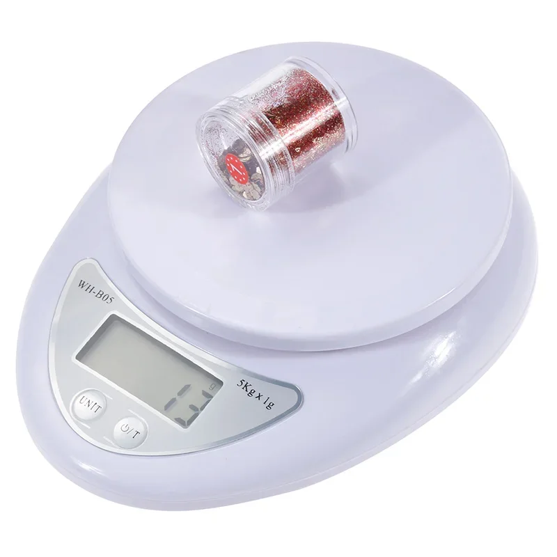 

5kg/1g Portable Digital Scale LED Electronic Scales Postal Food Measuring Weight Kitchen LED Electronic Scales