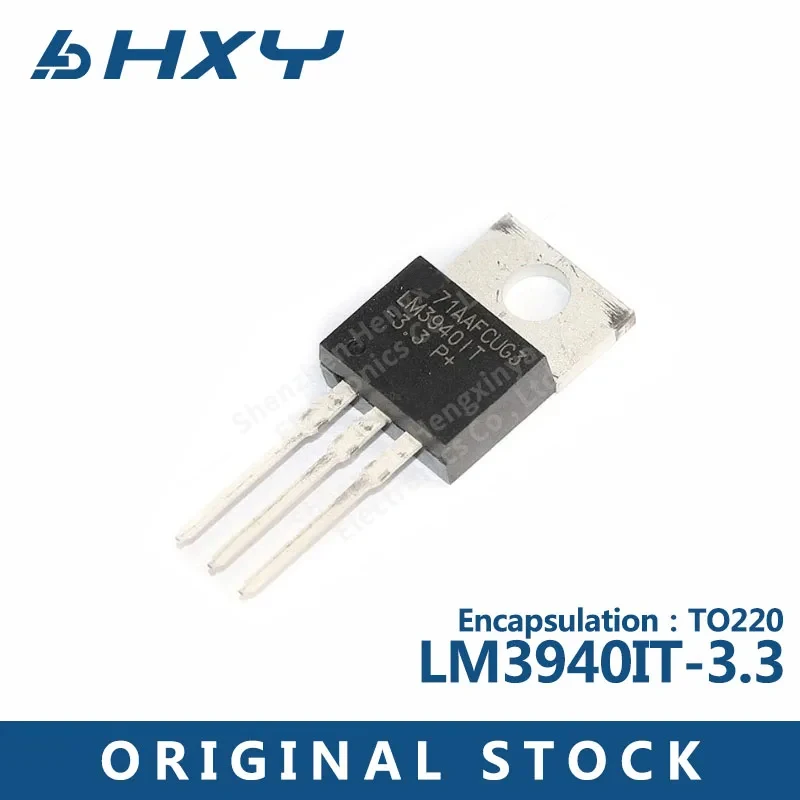 Régulateur De Tension LM3940IT-3.3 - Sortie 3,3V - Composant électronique Neuf Pour Alimentation Stable