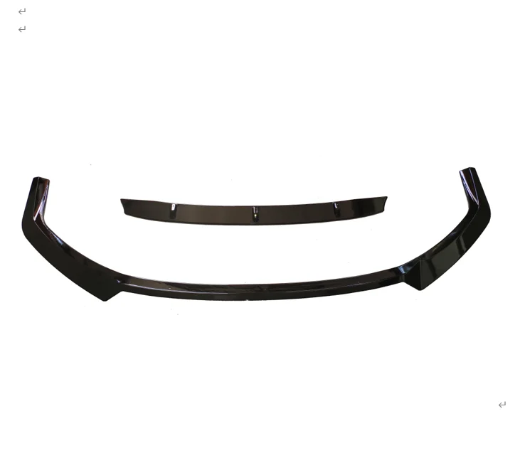 

Hot product ABS Glossy carbon 2pcs design front bumper lip for AUDI A7 S-line 2019 + year car front lip splitters