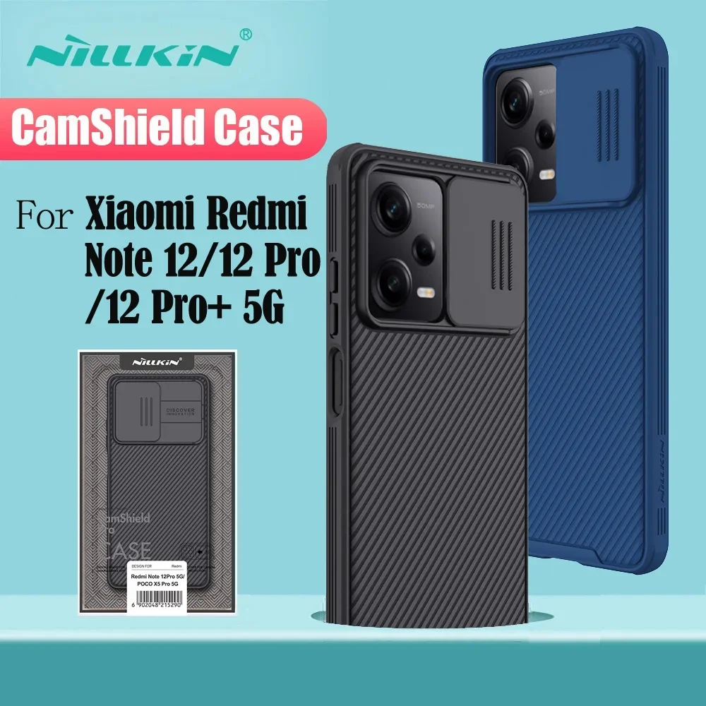 Чехол NILLKIN для Xiaomi Redmi Note 12 Pro, задняя крышка CamShield Pro Slide для камеры Redmi Note12 Note 12 Pro + Plus, бампер