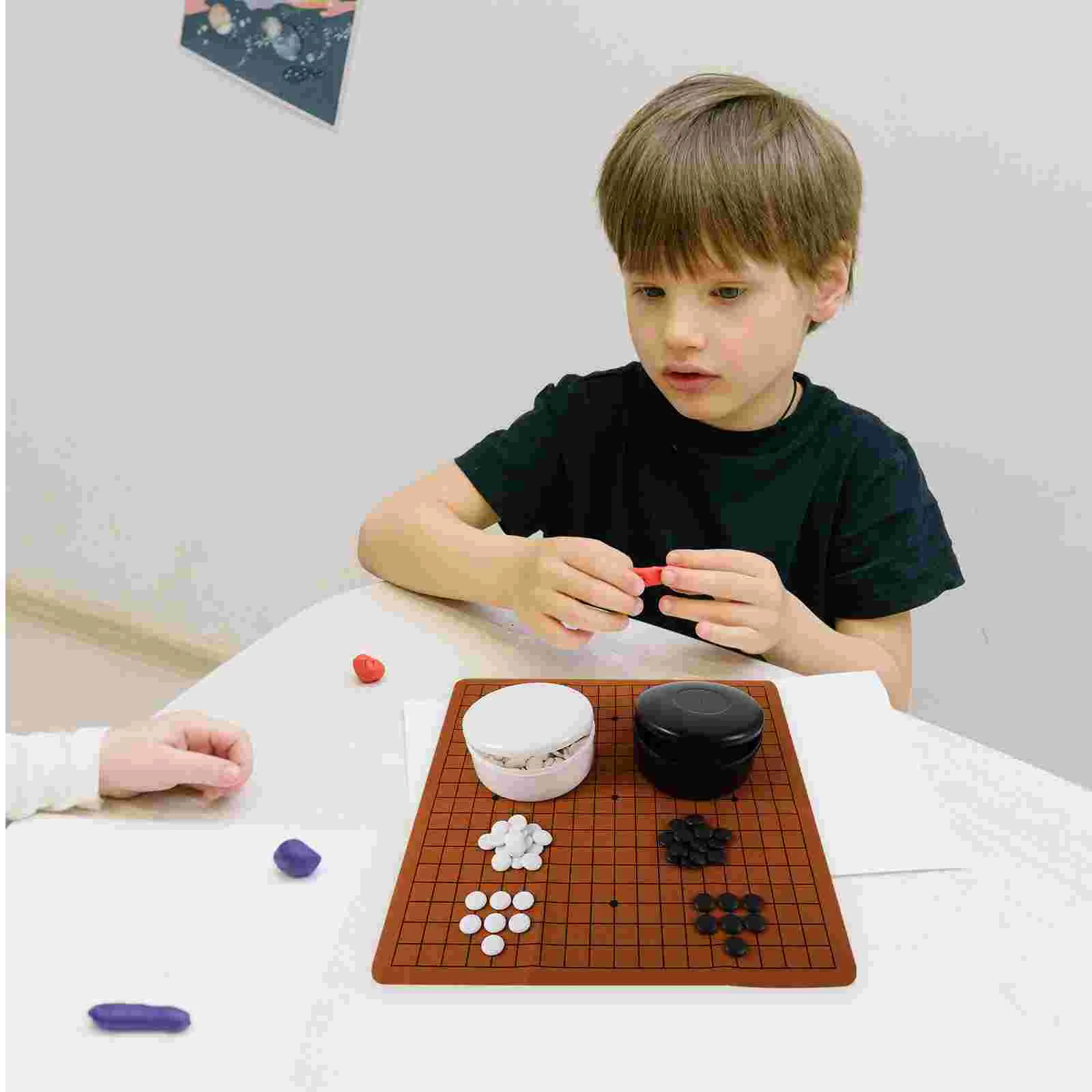 

Детские шахматы Go Backgammon для начинающих, профессиональные настольные игрушки, портативный домашний набор из ПВХ