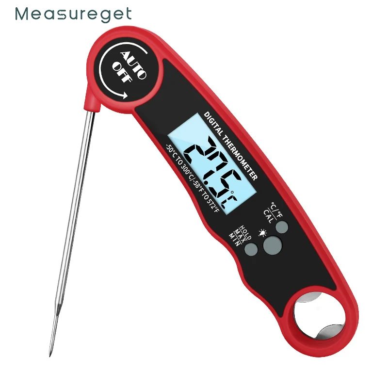 Digital Meat Thermometer with Probe, Instant Read Food Thermometer for Grilling BBQ, Kitchen Cooking, Baking, Liquids, Candy & Air Fryer - IP67